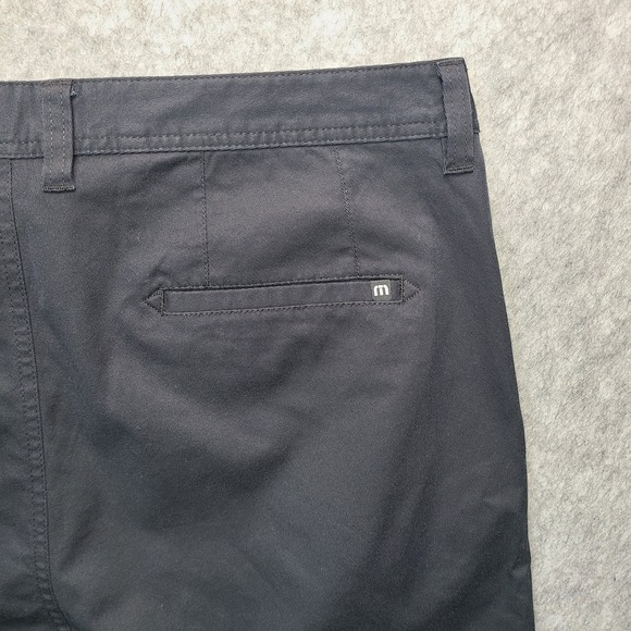 Travis Mathew Chino Golf Pants Mens 38x33 Black Business Tencel Blend Stretch - Picture 4 of 9